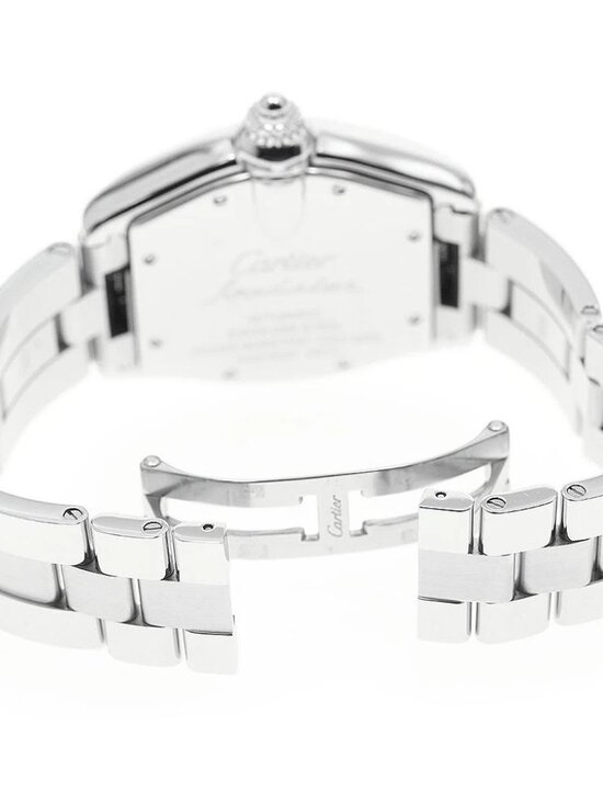 CARTIER Roadster LM W62000V3 Date Silver Dial Automatic Men\'s Watch_953648